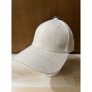 NWT VRST‎ Mens Flannel Strapback Cap Light Sand Heather Hat Soft Beige New